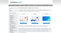 Desktop Screenshot of kontaktlinsenvergleich.com