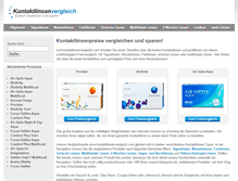 Tablet Screenshot of kontaktlinsenvergleich.com
